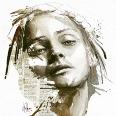 Florian Nicolle混合风格的肖像画