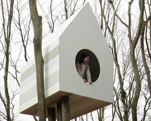 Nendo工作室创作的森林鸟屋