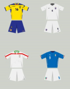世界杯历史上的冠军球衣套装