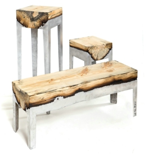 创意的家具设计-当木头遇上铝