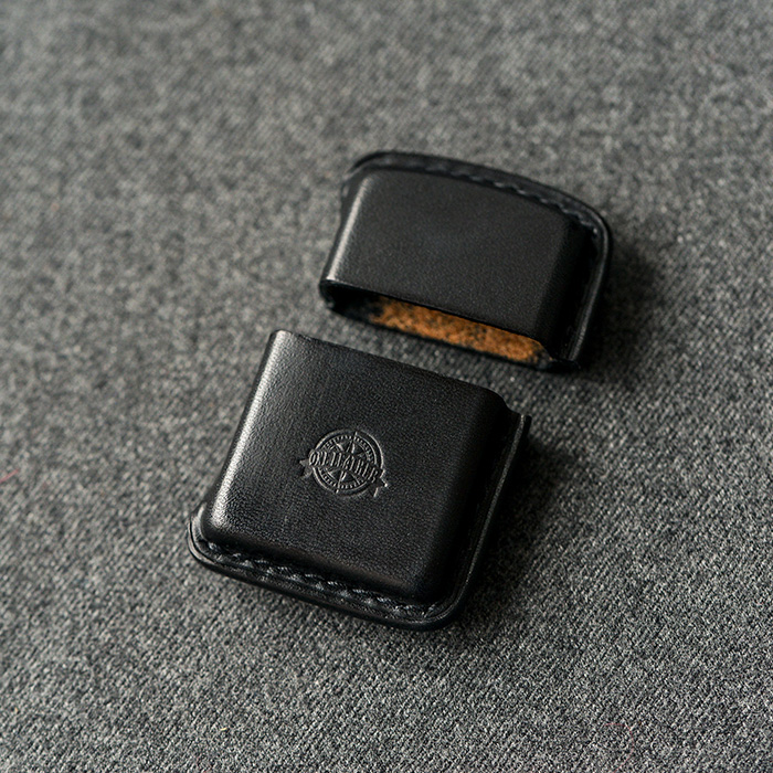 一皮 one leather 打火机皮套ZIPPO正版创意个性皮套防风刻字男真皮（皮套）