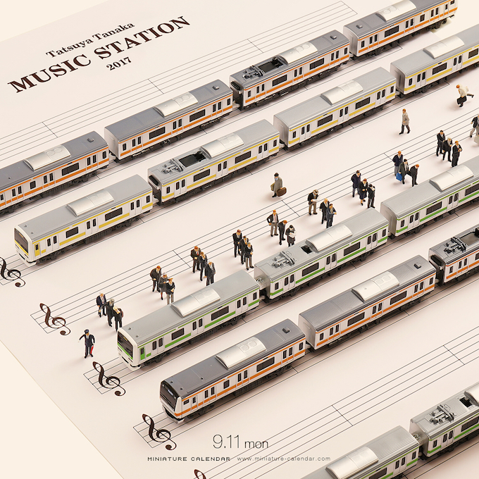 9.11 mon “Music Station” . ミュージックステーション . #楽譜 #線路 #Mステ #MusicalScore #Railroad #五線の内側までお下がりください.jpg