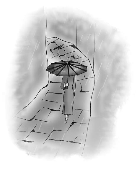 如果你说,淋湿一点不要紧,如何优雅地应对雨天关键则在于意境,那么