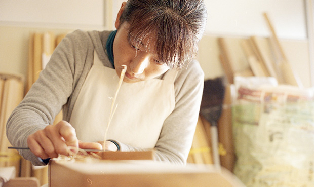 日本竹篮手艺人岩田淳子