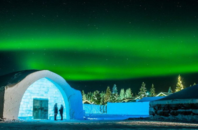 世界最冷酒店，打开门能看到北极光，距离北极圈仅有200公里