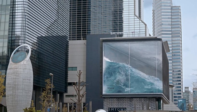 SM公司街头惊现海浪，看韩国设计团队如何把它搬进写字楼！